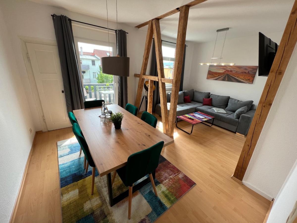 Jena City Apartment, Balkon, Sonnig, Wifi, Parkplaetze, Naehe Zentrum Esterno foto