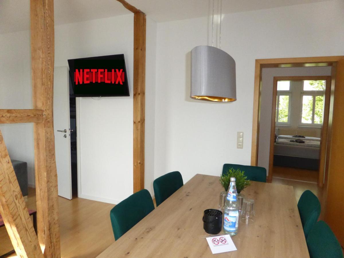 Jena City Apartment, Balkon, Sonnig, Wifi, Parkplaetze, Naehe Zentrum Esterno foto