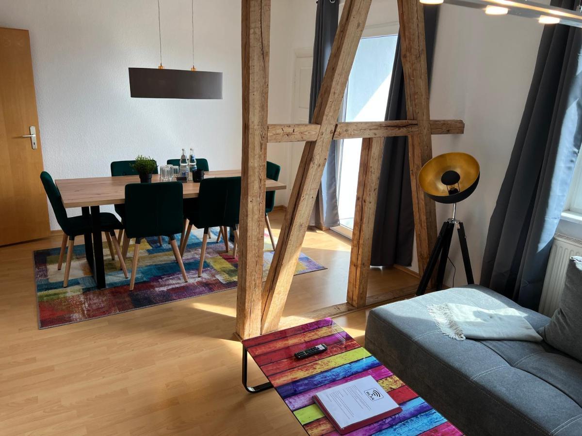 Jena City Apartment, Balkon, Sonnig, Wifi, Parkplaetze, Naehe Zentrum Esterno foto
