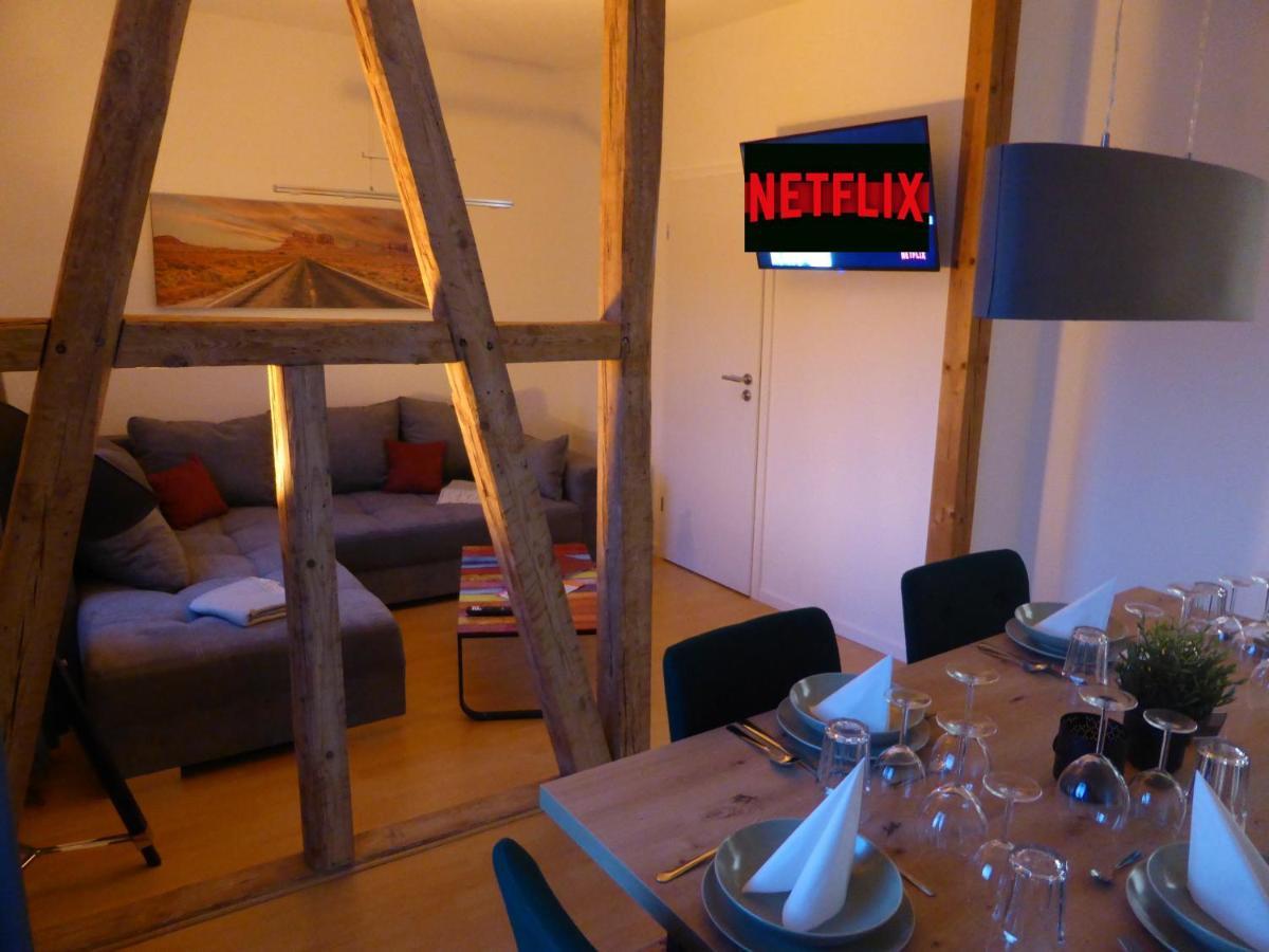 Jena City Apartment, Balkon, Sonnig, Wifi, Parkplaetze, Naehe Zentrum Esterno foto