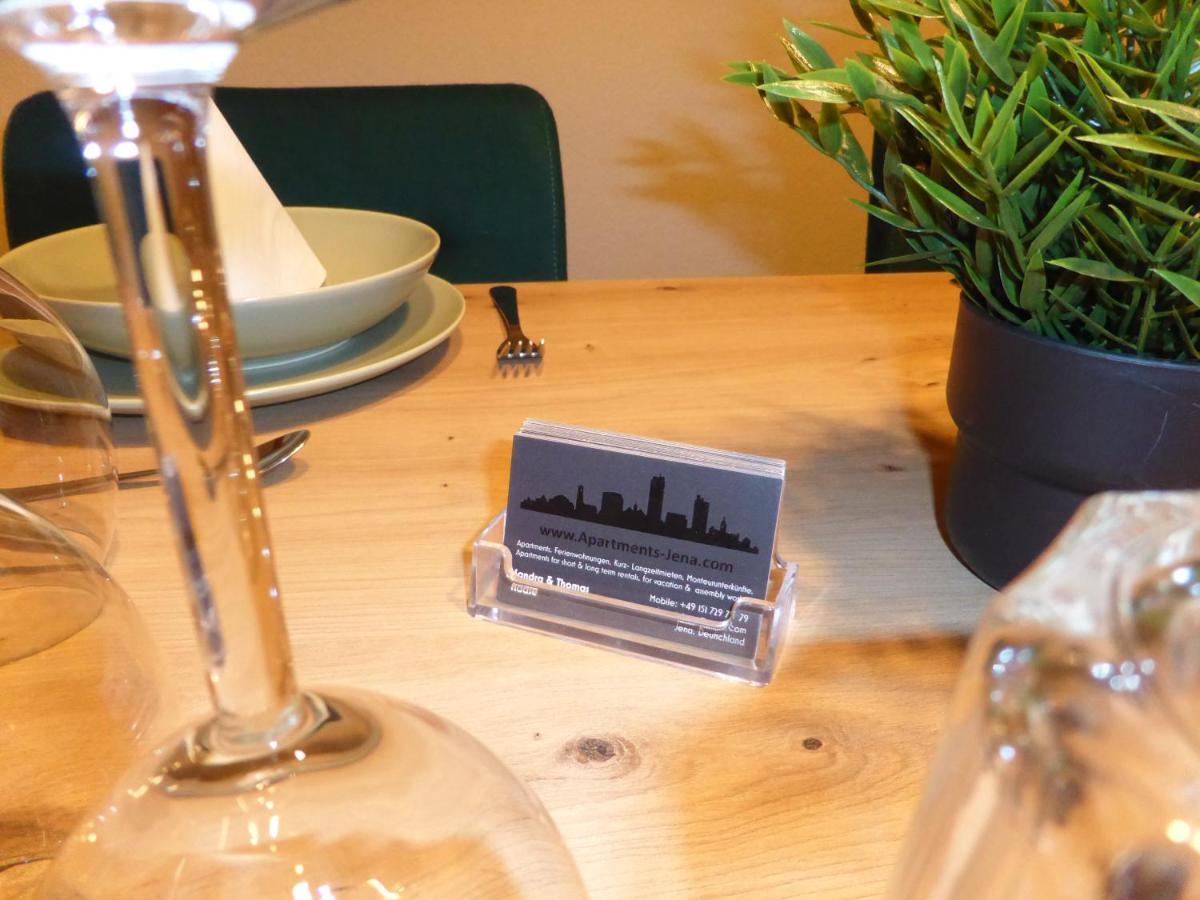 Jena City Apartment, Balkon, Sonnig, Wifi, Parkplaetze, Naehe Zentrum Esterno foto